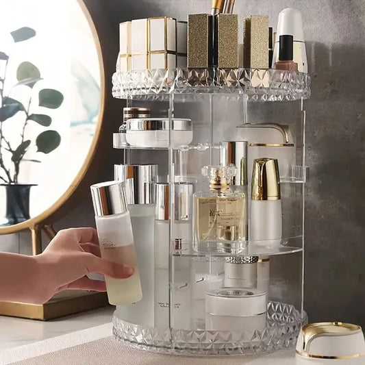 360 Degree Rotating Cosmetic Organizer